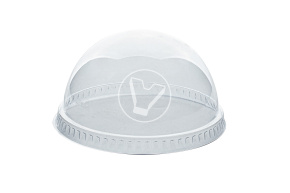 Plastic cup dome lid, without hole