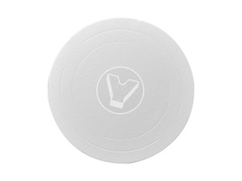 Cake board without holder, round, d 260 mm, height 2.5 mm, white, 10 pcs/pack, “Confectioner”