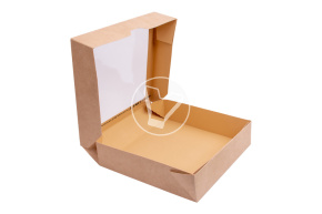 Ланч-бокс самосборный OneBox, 1500 мл, крафт