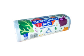 Produce plastic bag in a roll, 25*35cm, transparent Cyclic
