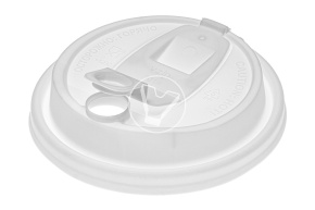 Крышка d-90 с питейником, белая, тип Е