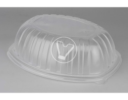 Крышка к контейнеру под курицу СпК-258, 258*202*72 мм, прозрачная