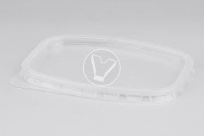 Крышка к контейнеру 139*102, прозрачная, СтиролПласт