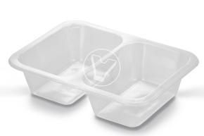 Sealing container, transparent, 180*137*45 mm, 626 ml
