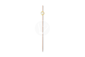 Bamboo skewer "Round crystal", colorful, 12cm