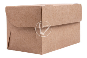 Упаковка для маффинов ECOMUF 2, 2 отделения, 160*100*100 мм