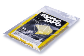 Салфетка желтая из микрофибры 35*30 см Sync Pro 