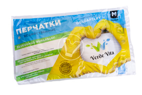 Перчатки резиновые, размер М, Verde Vita
