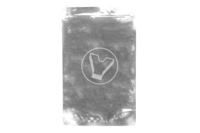 Metallic pouch bag with zip lock, 210*330 mm (40+40), 140 microns