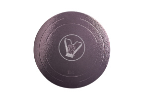 Cake board without holder, round, d 260 mm, height 2.5 mm, brown, 10 pcs/pack, “Confectioner”