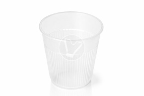 Стакан 250 мл, для горячего, прозрачный, ПП