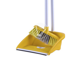 Набор из щетки и совка с резинкой, длина 80 см