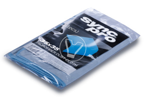 Салфетка голубая из микрофибры 35*35 см Sync Pro 