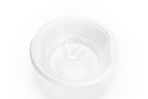 Тарелка глубокая 475 мл., белая в пленке 