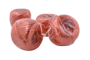 Polypropylene twine, untwisted, red, 100 m