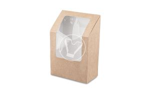 Packaging for ECO ROLL rolls, 90*50*130 mm, craft, DoECO