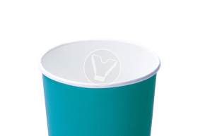 Стакан 400 мл, бирюзовый, d 90 мм, Лига Пак