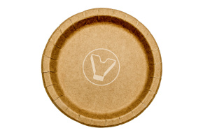 Тарелка Eco Plate, крафт, d 230 мм