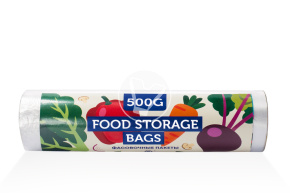 Produce plastic bag in a roll, 25*35cm, transparent Cyclic