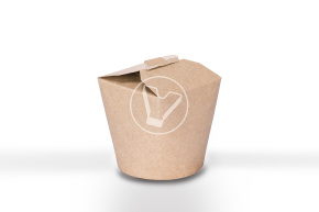 Контейнер бумажный для лапши "China Box", крафт, 750 мл