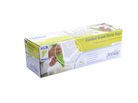 Pastry bag in box, 53 cm, green, 100 pcs/pack, PPG/CG-54