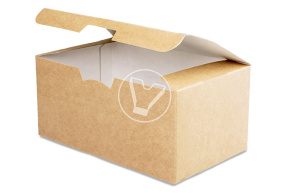 Контейнер бумажный Eco Fast Food Box, размер L, DoECO