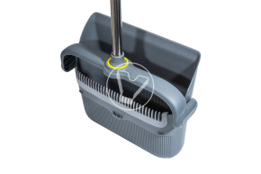 Scoop and brush with long handle, model LV-B04