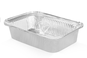 Aluminum container C2619, 1900 ml, 260*190*65 mm, Lamina