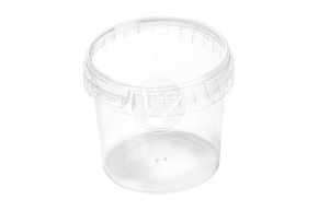 Jar with lid, transparent, d 95 mm, 365 ml