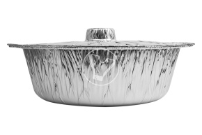 Aluminum pan shape with lid, 390*290*115 mm
