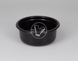 Контейнер суповой К115, 250 мл, черный, СтиролПласт