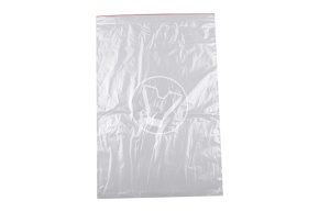 Plastic poly bag with resealable lock, 250*350 mm