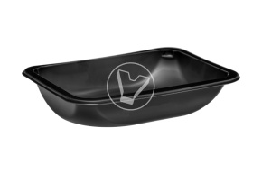 Sealing container, black, 187*137*36 mm, 615 ml