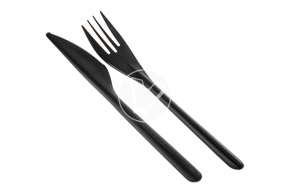Set 2/1, PP black (fork, knife)