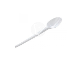 Tea spoon, white, 125mm
