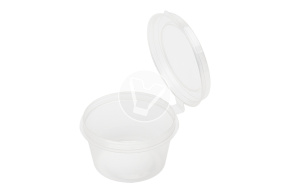 Sauce bowl with combined lid, transparent, 30 ml