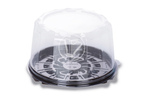 Lid for cake container T-195, transparent