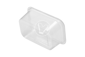 Sealing container, transparent, 142*95*55 mm, 400 ml