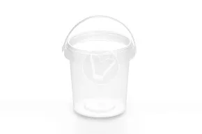 Jar with handle and lid, d-118, 850ml, transparent