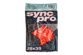 Салфетка из микрофибры 35*35, 280 гсм, SyncPro (красная)