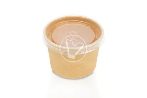 Kraft soup bowl without lid EcoSoup, 250 ml, Verde Vita