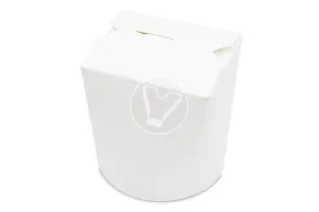 Paper container for China Box noodles, white, 500 ml