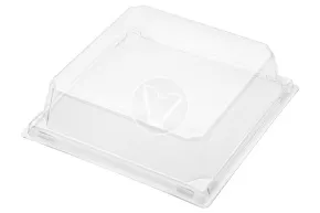 Paper container for sandwich, 100*100*65 mm, with lid, craft