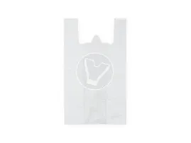 Produce plastic bag with handle, matte, 100 pcs/pack, 300*550 mm