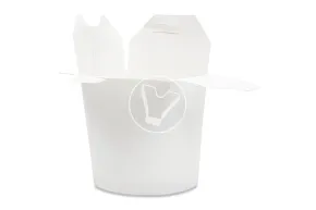 Paper container for China Box noodles, white, 500 ml