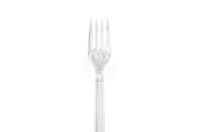 Plastic fork, transparent Cyclic