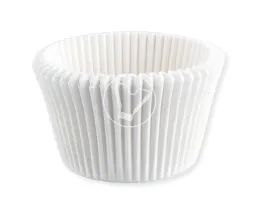 Baking cup, 7A-45W, white, d 50 mm, height 30 mm, 1000 pcs/pack