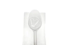 Set "Economy" 2/1, white (tablespoon, white napkin)