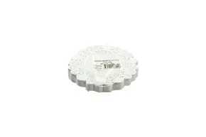 Paper lace doilies, round, d 140 mm, white, 250 pcs/pack, Deco