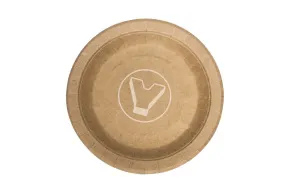 Тарелка плоская d-180, бумажная  Крафт (Verde Vita)